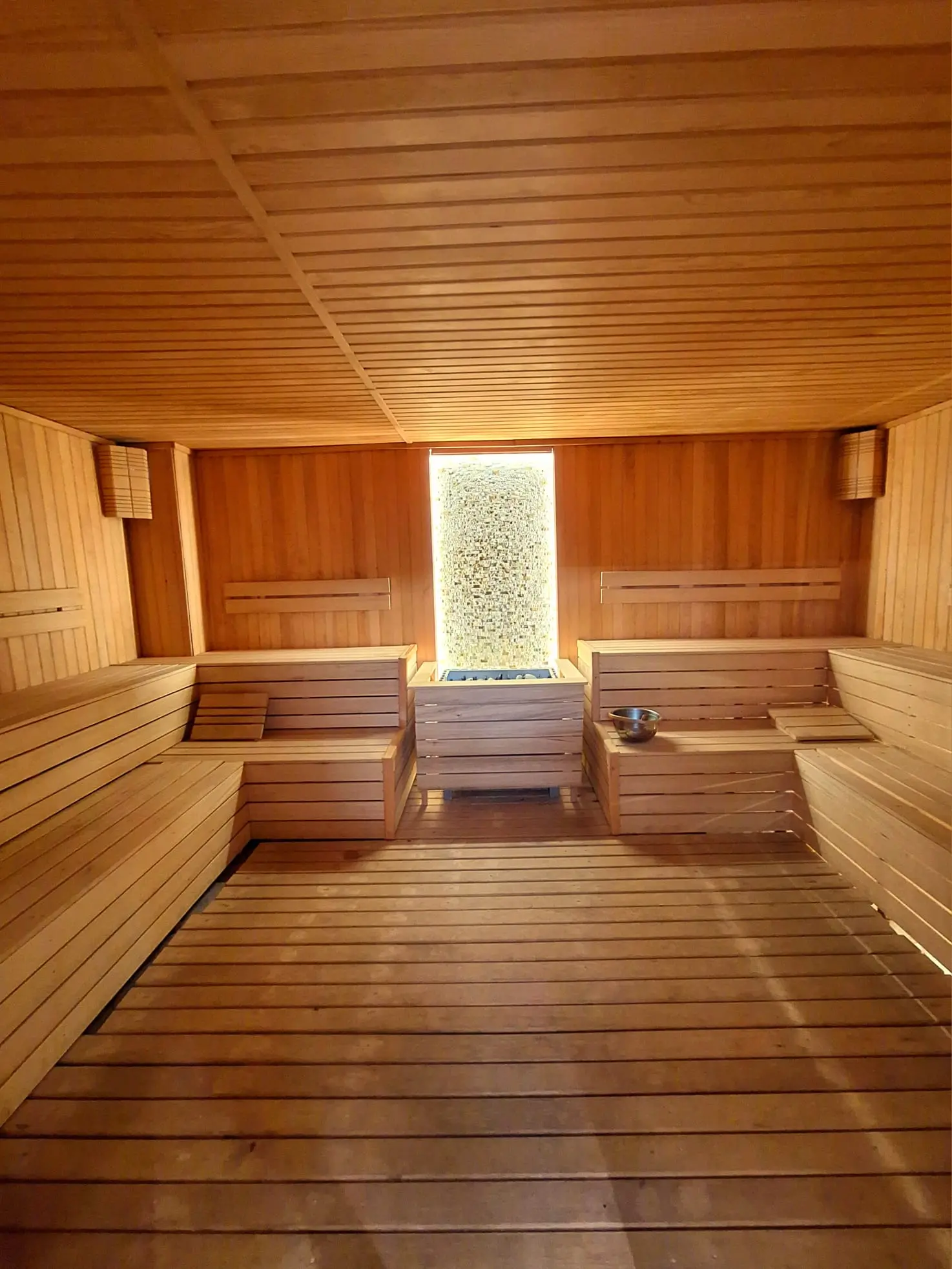 Relaxing sauna